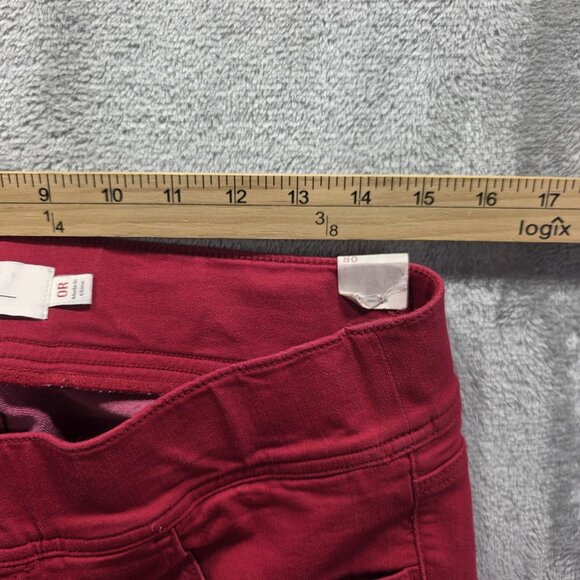 Torrid Jeans Womens 0R Red Lean Jean Skinny Stretch Denim Plus Size Red - Picture 7 of 10
